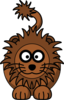 Simple Cartoon Lion Clip Art